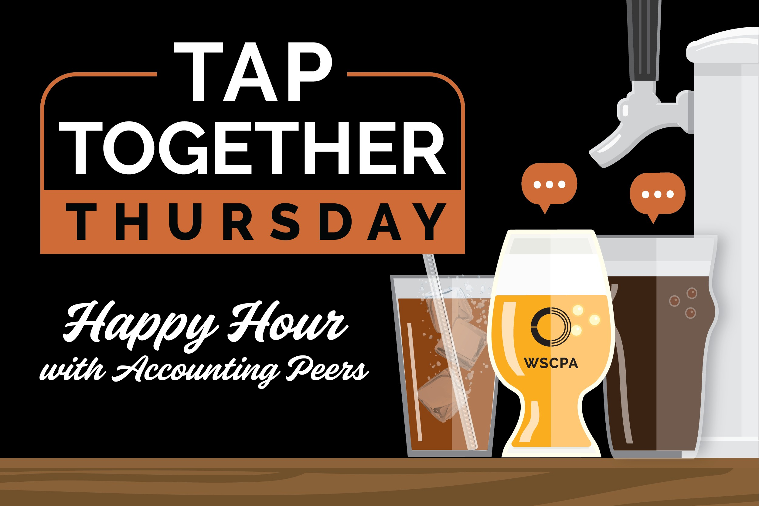 Tap Together Networking Graphic